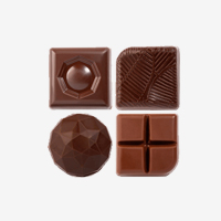 Modelos personalizados de chocolates